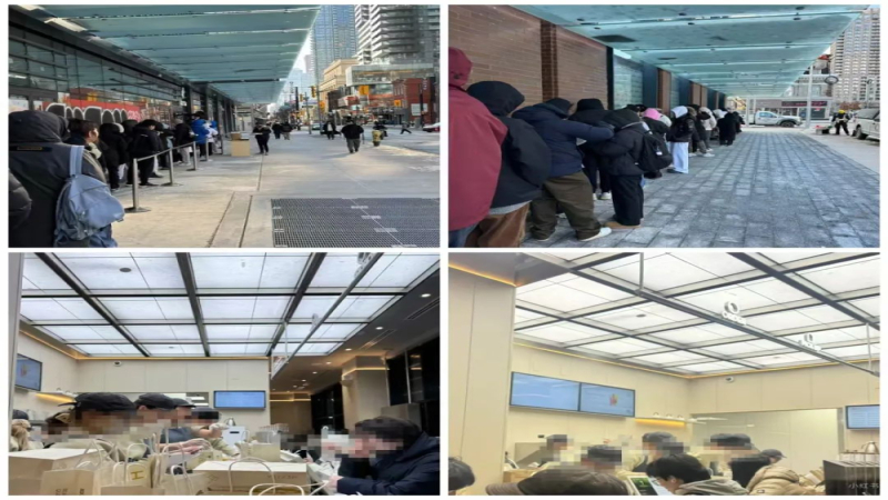 喜茶海外新店冰箱贴被炒至上千元，粉丝寒冬排队与黄牛乱象引关注